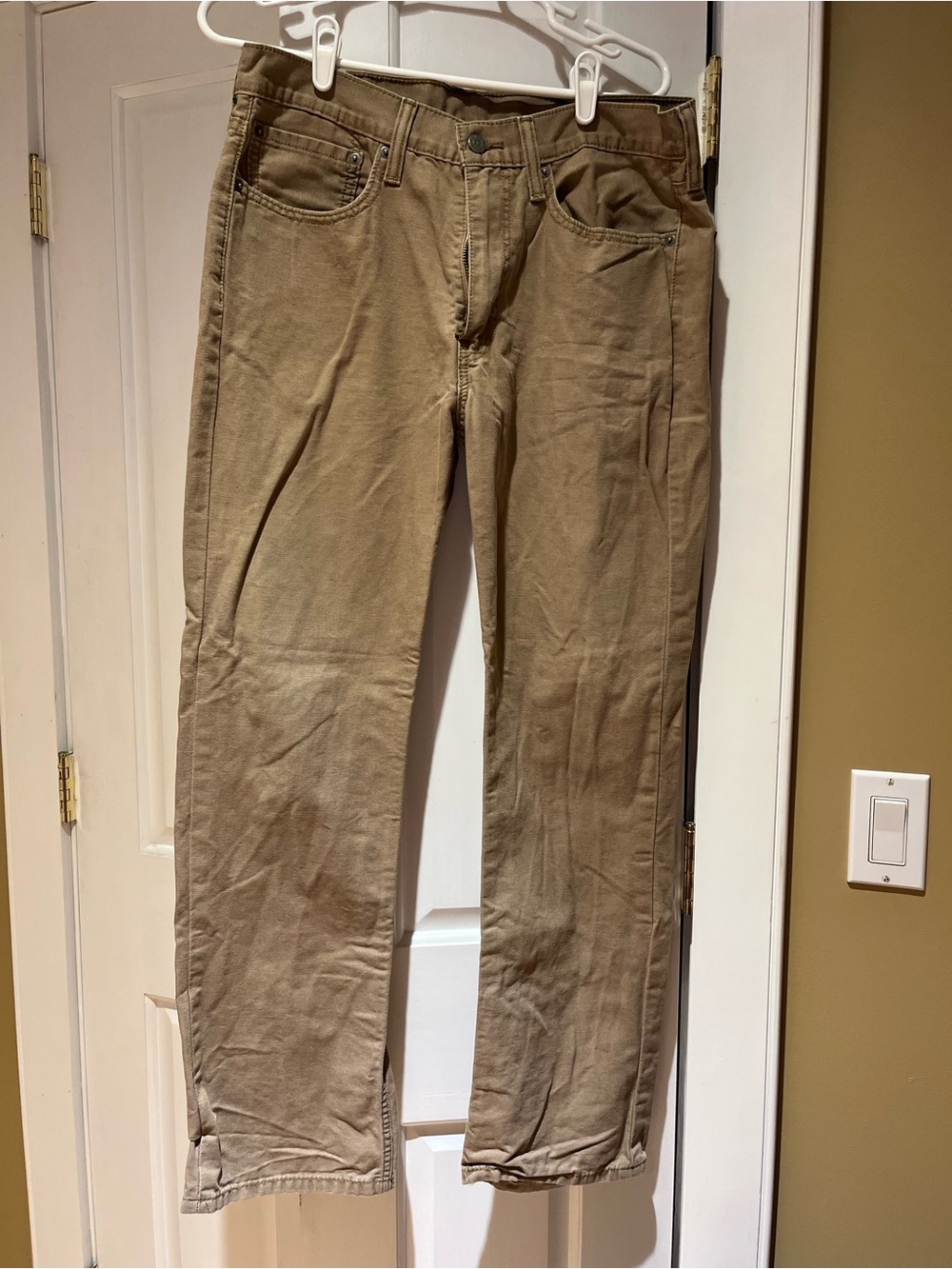 Levi’s 514 men’s tan jeans 34x30